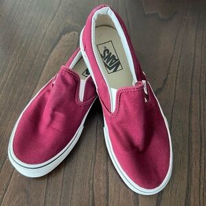 Vans Unisex Slip-On Sneakers - Garnet